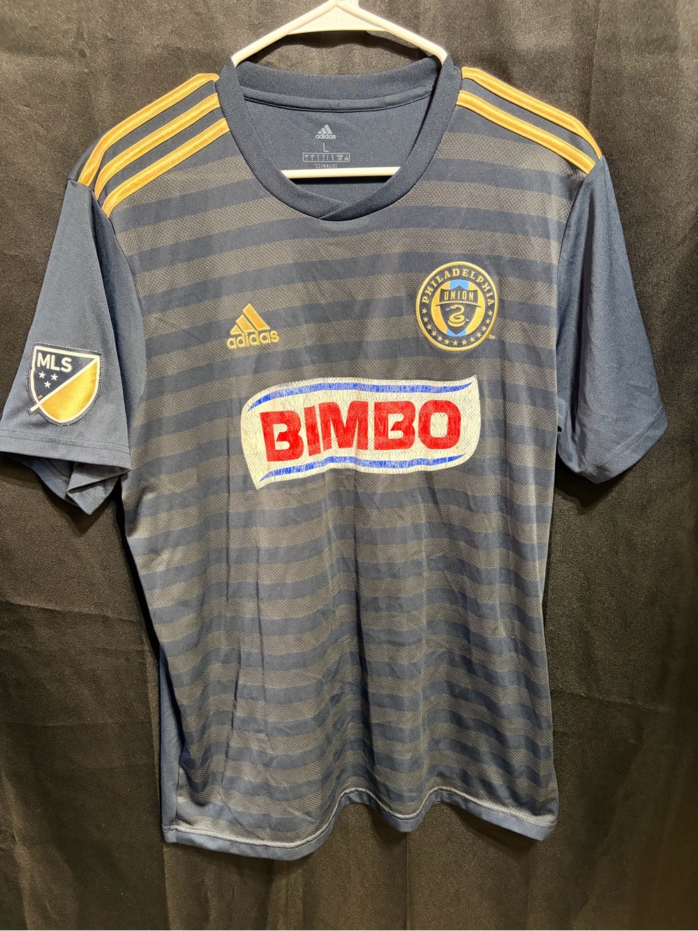 adidas Philadelphia Union Navy and Gold Men's Soccer Jersey
